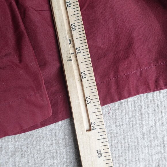 Jil Sander Womens Skirt 4 Red Solid A-Line Pleated Made in Italy - Picture 3 of 13